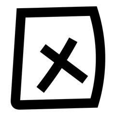 Obraz premium Ticks and marks for checkboxes and checklists. Vector hand drawn element icon, approving or voting, confirmation or positive answer yes. Pencil, charcoal or ink symbols of check list square frame