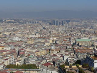 Landscape view Napoli Naples Italia
