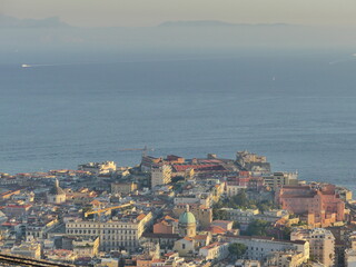 Landscape view Napoli Naples Italia