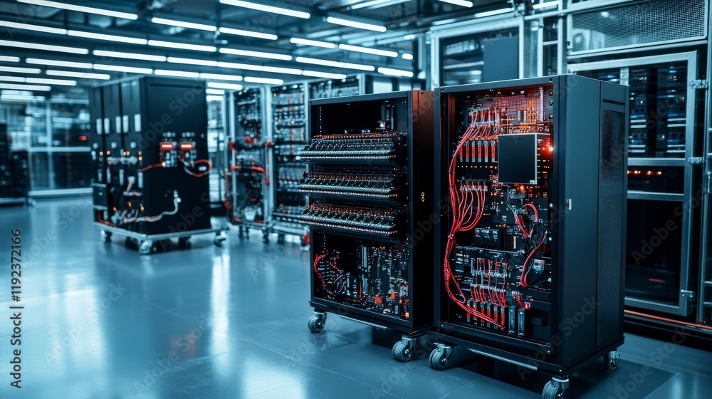 Poster Innovative electric backup power systems for peak efficiency in high-tech data center environments