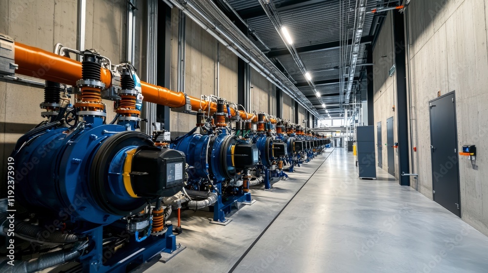 Poster enhancing efficiency in industrial facilities peak energy generation and backup systems from a techn