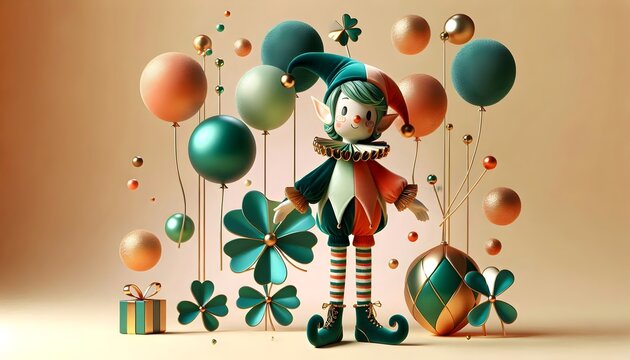 "Magia Esmeralda: Duendes y Tr&eacute;boles"