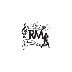 A design with a music concept the words ,vector art illustration.