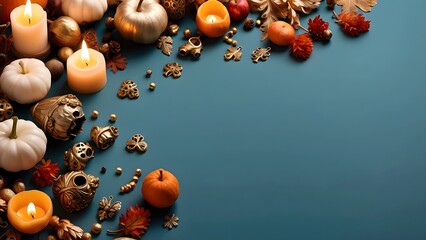 All Saints' Day  banner with empty space Without Text, Luxury background