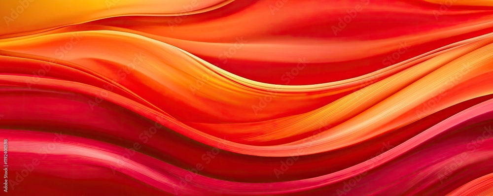 Poster vivid gradient concept. vibrant abstract wave background in shades of red and orange, perfect for cr