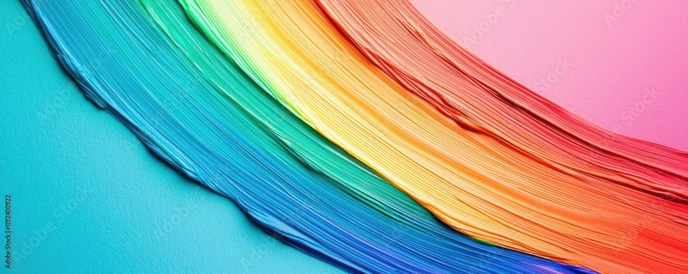 Poster vivid gradient concept. vibrant abstract rainbow colors blending smoothly across a textured backgrou