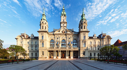 Fototapeta premium Hungary, Town hall of city Gyor