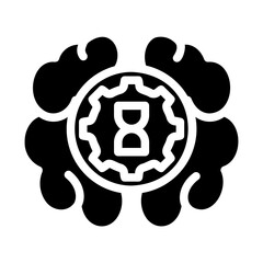 Obraz premium brain Solid icon