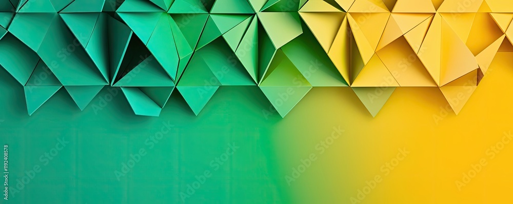 Poster symmetry gradient concept. abstract geometric pattern showcasing vibrant colors and intricate shapes