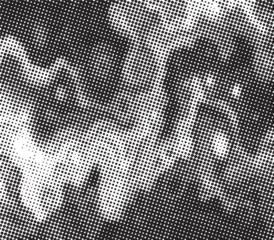 Abstract halftone black and white background
