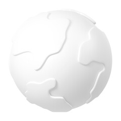 Globe, environment png icon sticker, 3D rendering, transparent background