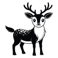 elk black silhouette 