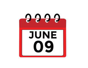 June 9 - Calendar Icon
