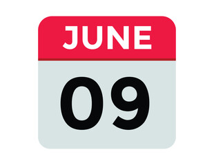June 9 - Calendar Icon
