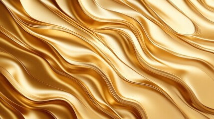 Textured golden abstract wallpaper with flowing patterns creates a luxurious and elegant backdrop...