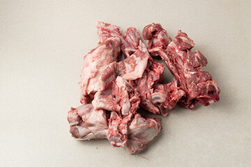 Pork bone selection for soup