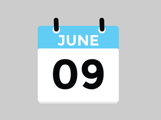 June 9 - Calendar Icon
