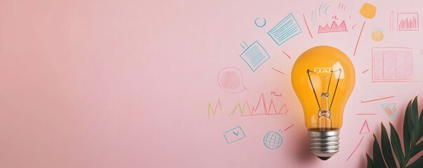 Bright Ideas: Innovation and Creative Solutions Concept