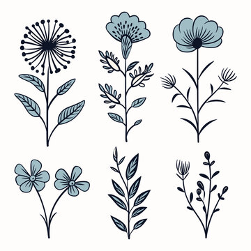 Adobe ilustrator leaf and tree design artwork