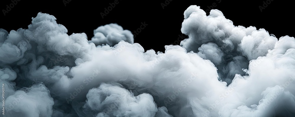 Leinwandbilder Cloudy abstract background concept. Dramatic clouds in dark sky create a moody and atmospheric backdrop for various uses.