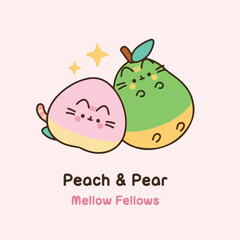 Peach and Pear