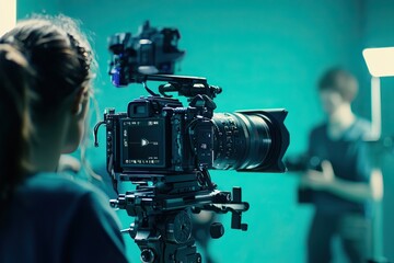 Videographer Behind the Camera