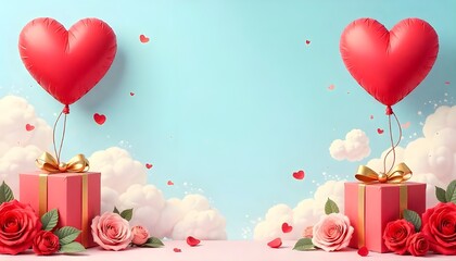 romantic valentine's day background with hearts, pink and red tones, perfect for love themed designs, cards, and celebrations, ideal for romantic and festive projects