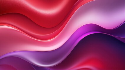 Vivid abstract background with dynamic red and purple curving shapes, highlighting modernity, creativity, and vibrancy