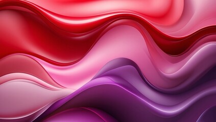 Obraz premium Vivid abstract background with dynamic red and purple curving shapes, highlighting modernity, creativity, and vibrancy