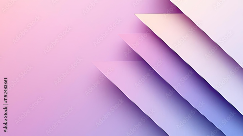 Poster Triangle abstract background concept. Abstract geometric shapes with gradient colors create a modern and vibrant background.