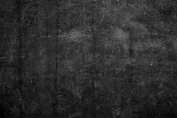 Real dust chalkboard background texture in art university college concept back to school kid wallpaper for create chalk text, Teacher day. Empty blank education wood wall blackboard. Food backdrop.