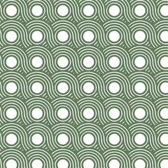 Seamless Ocean Wave-Inspired Graphic Pattern,Abstract Wave Pattern with Circular Motifs