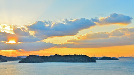 大崎上島中ノ鼻からの眺め　広島県大崎上島町