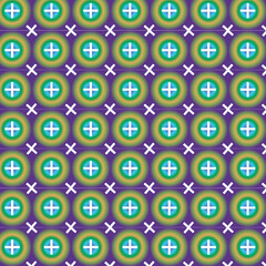 Abstract seamless pattern with circles