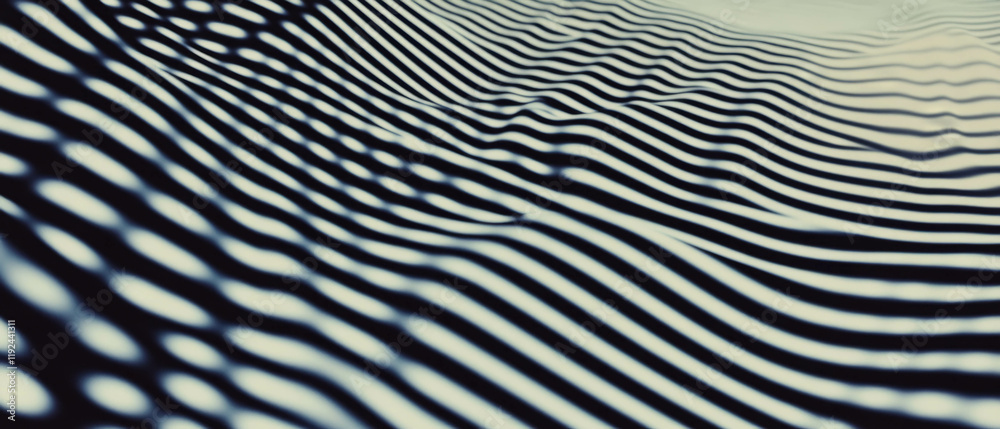 Aufkleber Dynamic geometric grids create an engaging abstract pattern for modern design