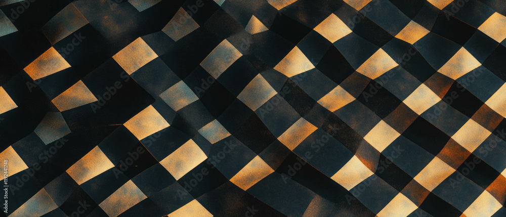 Poster Symmetrical abstract pattern with balanced compositions in harmonious design