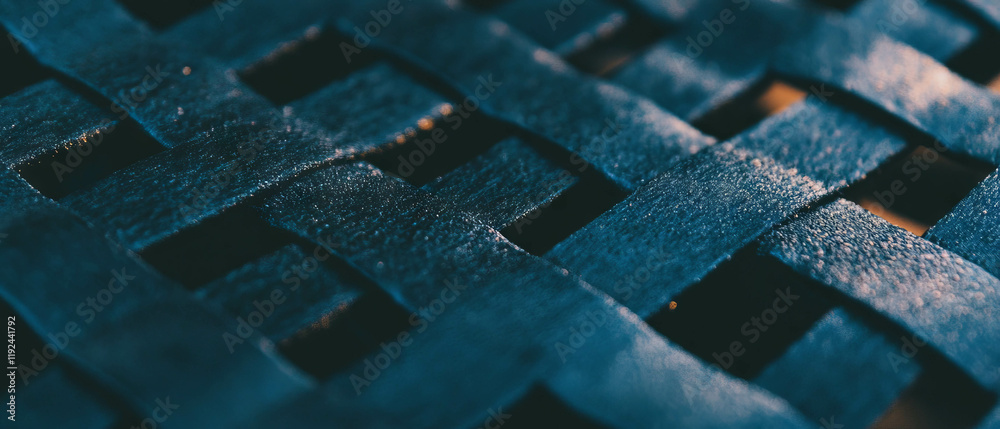 Poster Intricate woven textures creating a captivating abstract pattern background