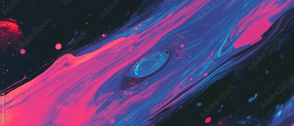 Poster vibrant abstract brushstrokes create an expressive artistic background filled with color