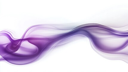 Abstract Purple Wave Flowing Design