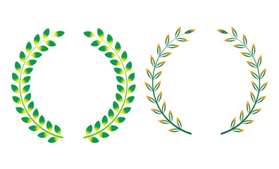 laurel wreath illustration