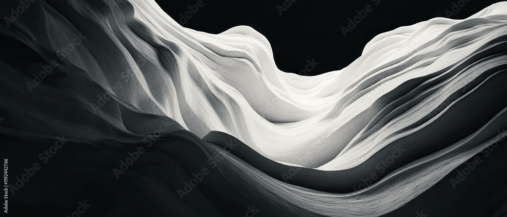 Poster Exploration of essence in abstract forms with minimal detail and striking design elements