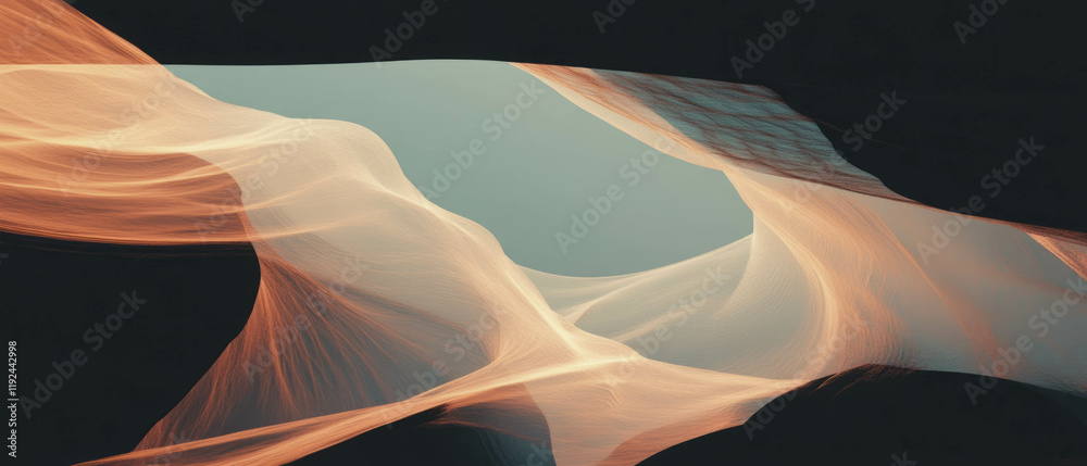 Poster Visually striking abstract interpretations of natural phenomena in fluid forms