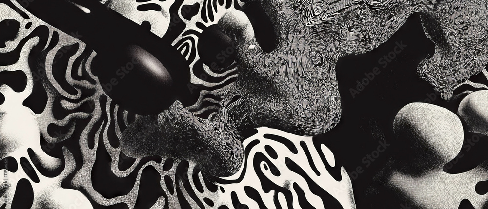 Aufkleber intricate abstract patterns showcase complex designs and detailed textures