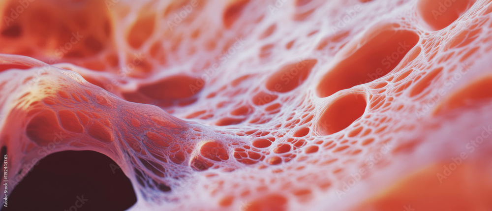 Aufkleber Dynamic abstract patterns radiating energy and movement in vibrant colors
