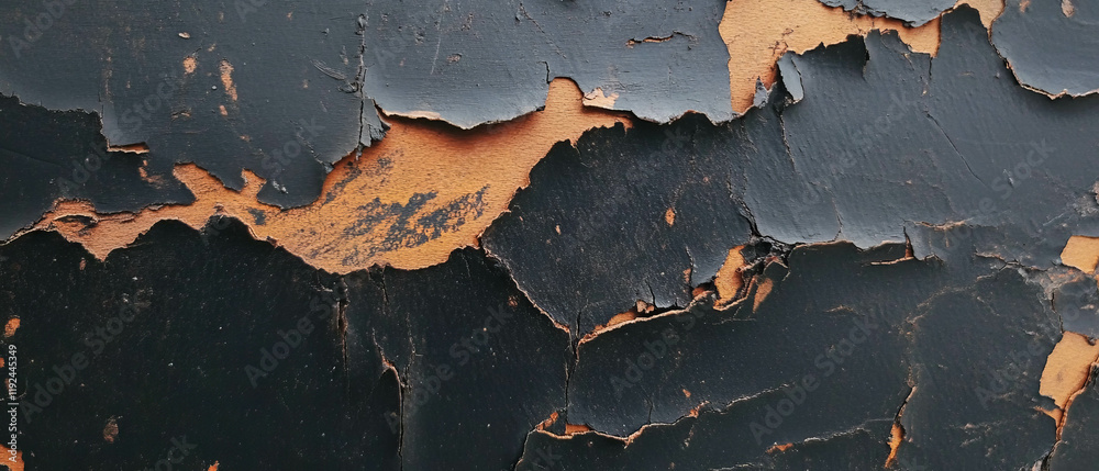 Poster Exploration of layered textures with contrasting colors in abstract design