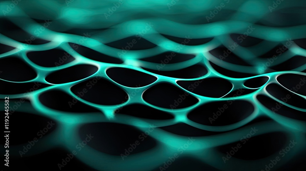Poster Cloudy abstract background concept. Abstract light patterns create a captivating visual effect on dark surfaces.