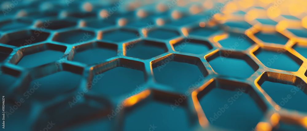 Poster aluminum honeycomb structure featuring lightweight and innovative hexagonal pattern