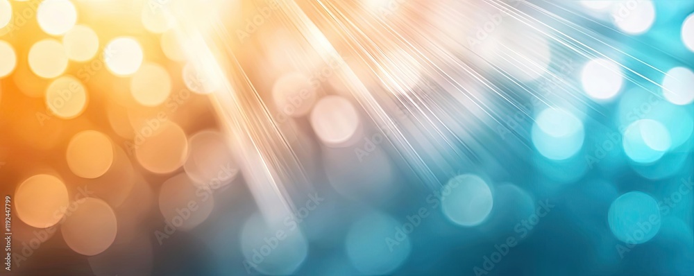 Poster Blurred abstract background idea. Bright abstract background with vibrant colors and beautiful light effects.