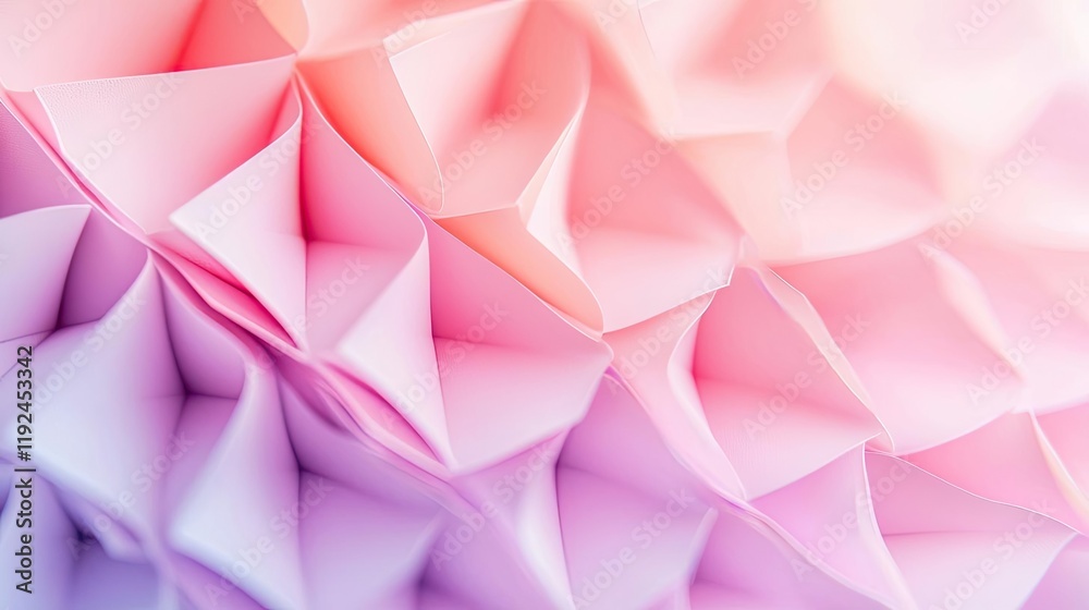 Leinwandbilder Triangle abstract background concept. Abstract textured background in soft pink and lavender hues with geometric patterns.