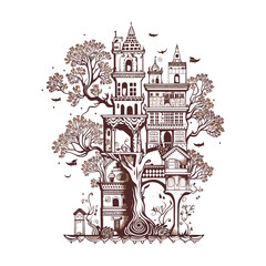 Obraz premium Henna design illustration